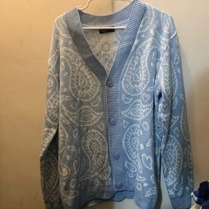 Bandana knit cardigan